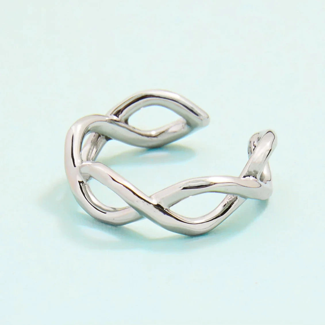 Wavy Ring Silver