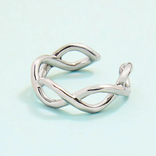 Wavy Ring Silver
