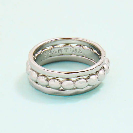 Shelter Cove Silver Ring Stack