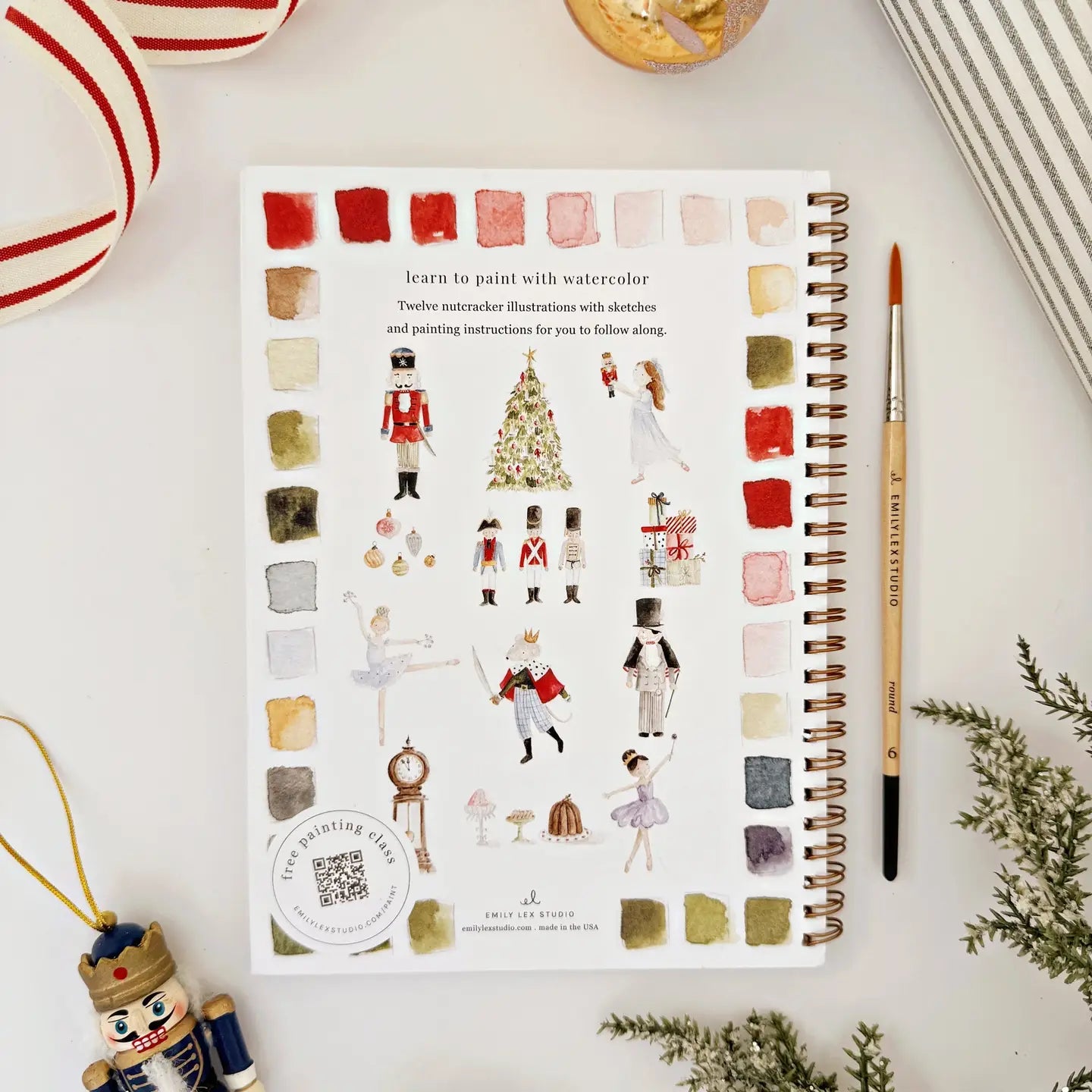 Watercolor Workbook Nutcracker