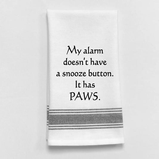 My Alarm Doesn't Have... Tea Towel