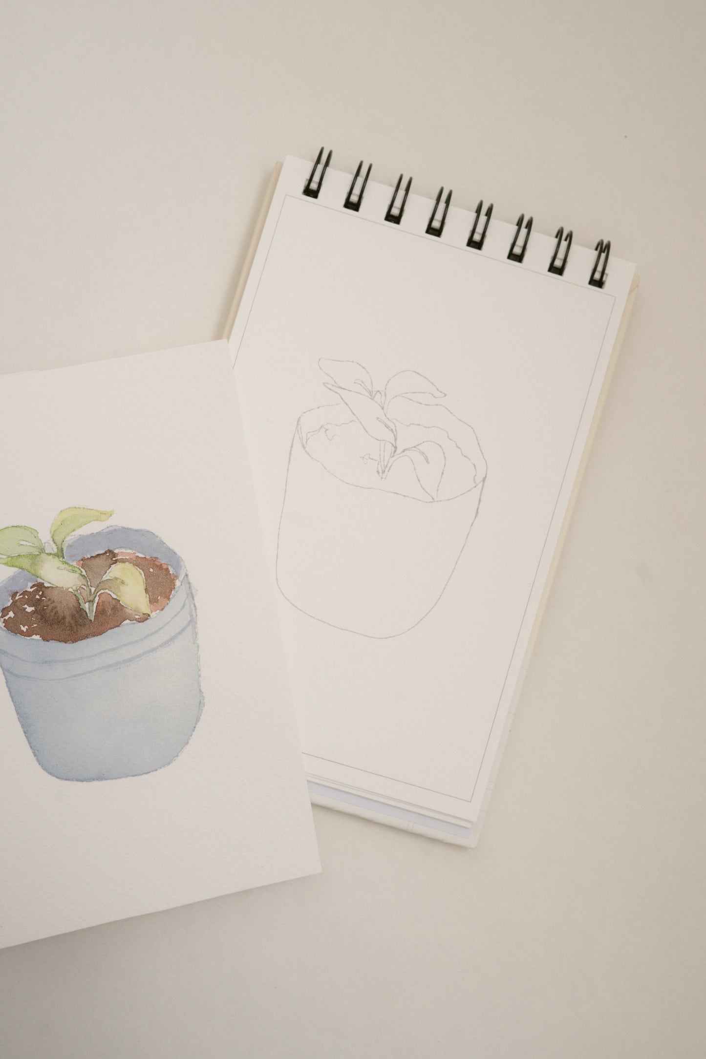 A Little Bit of Spring Mini Watercoloring Book