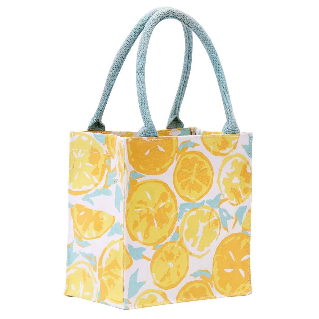 Lemon Slices Itsy Bitsy Tote Canvas