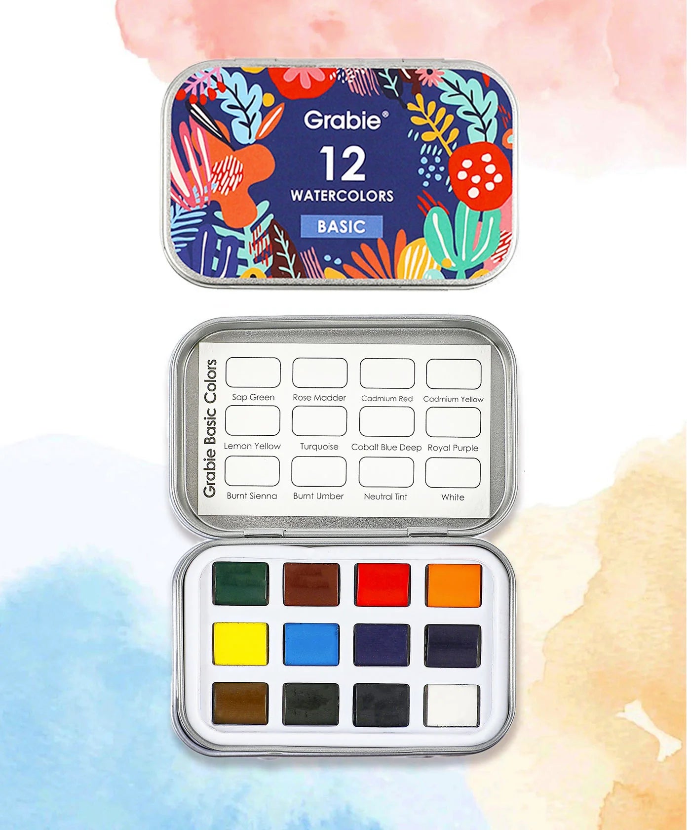 Essential Watercolor Pocket Set of 12 Colors