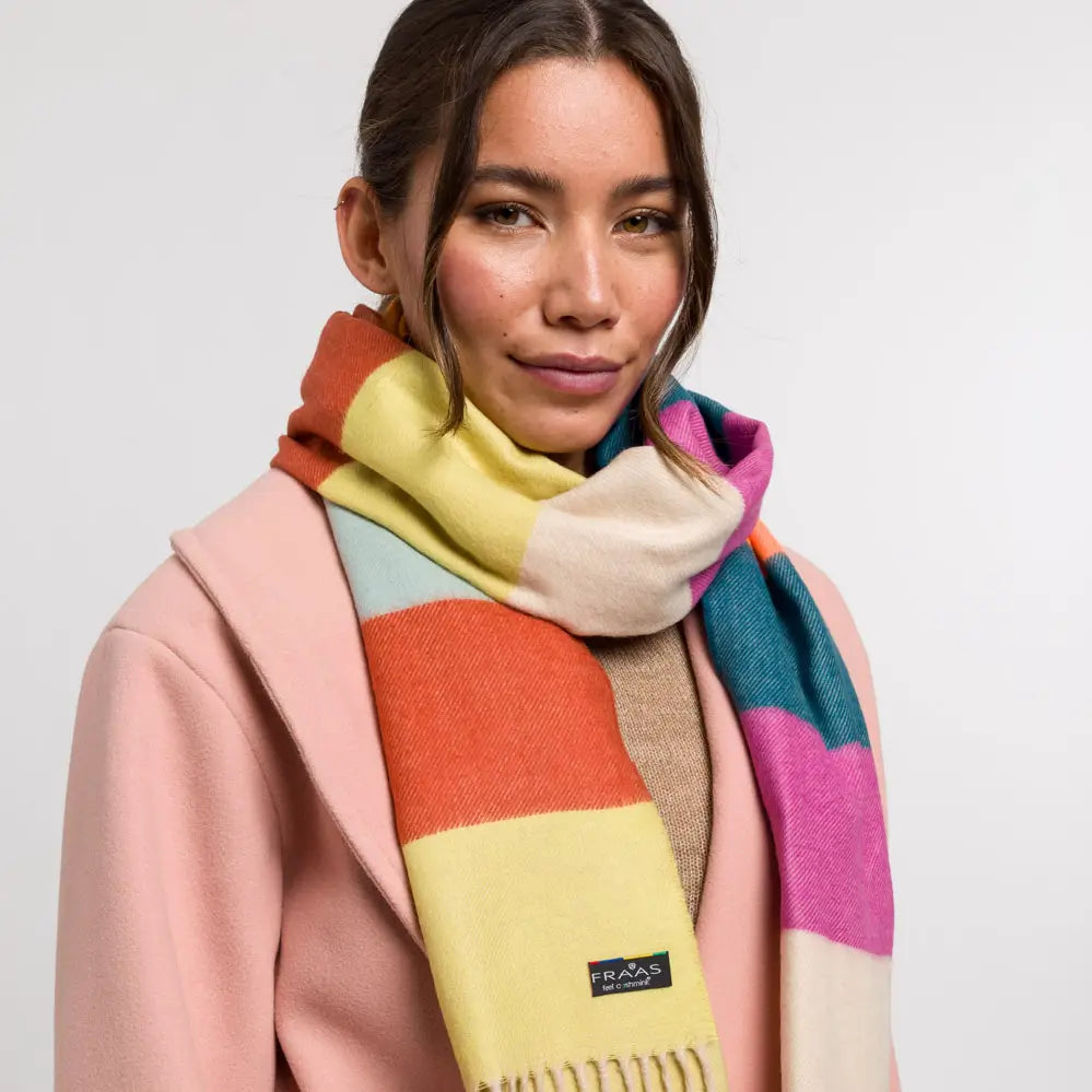 Multi Stripes Cashmink Scarf Multi