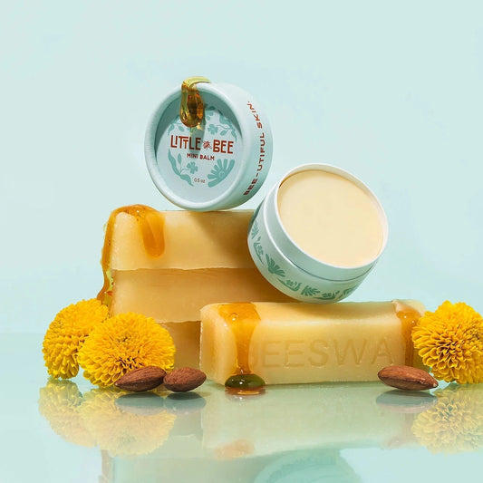 Unscented Natural Little Bee Mini Balm