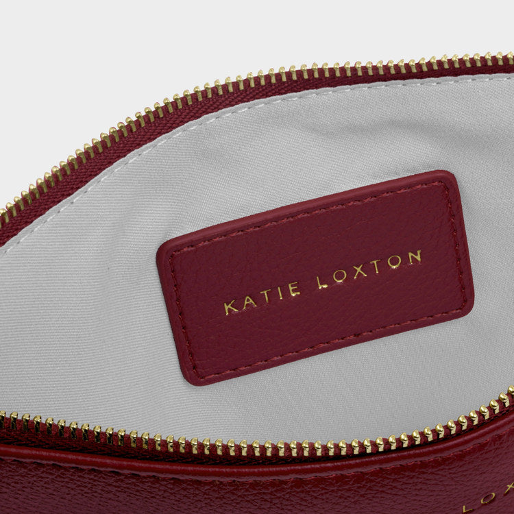 Hallie Wristlet Pouch Cherry