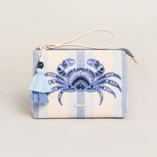 Carina Wristlet Blue Crab