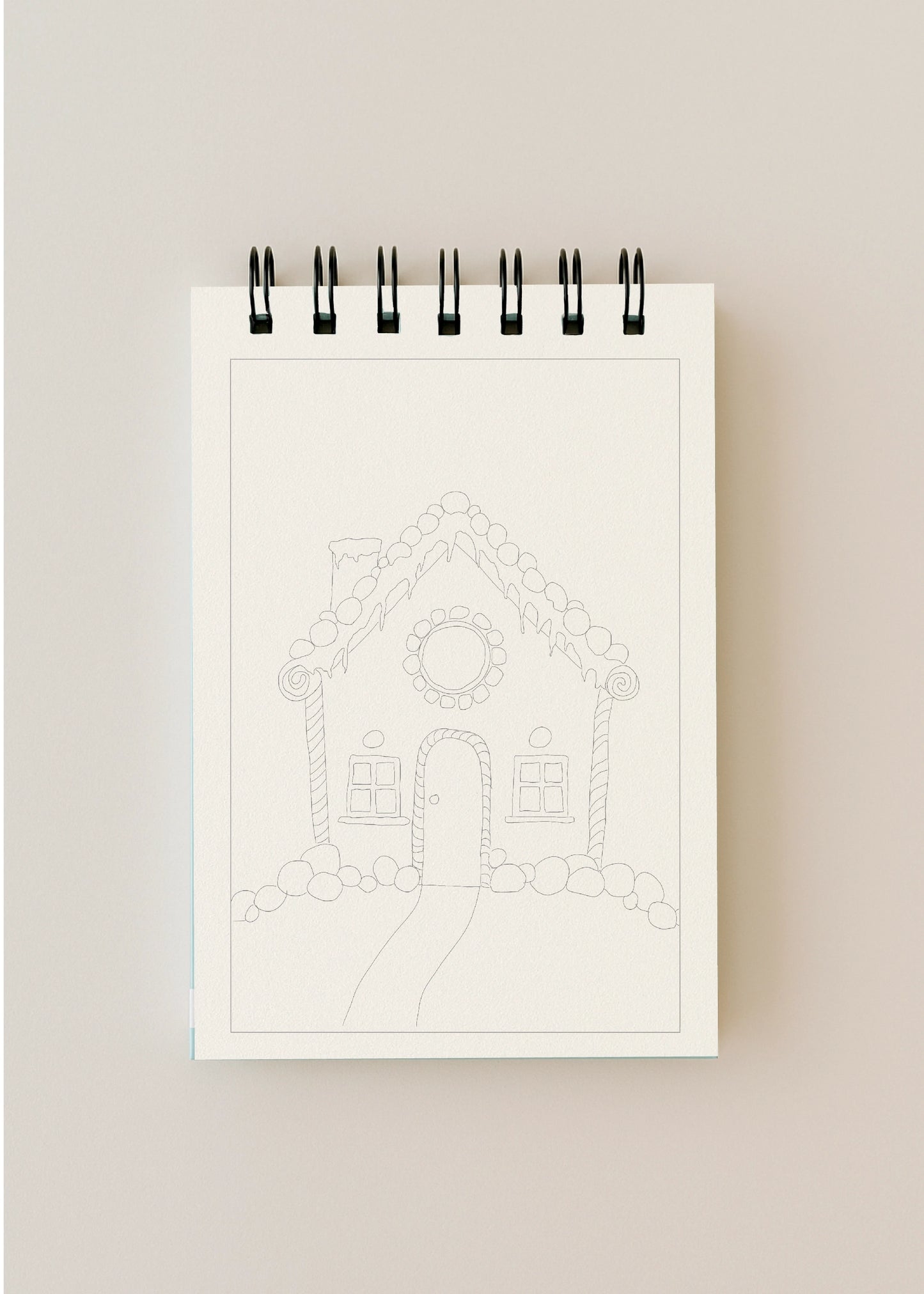 A Little Bit of Christmas Mini Watercoloring Book