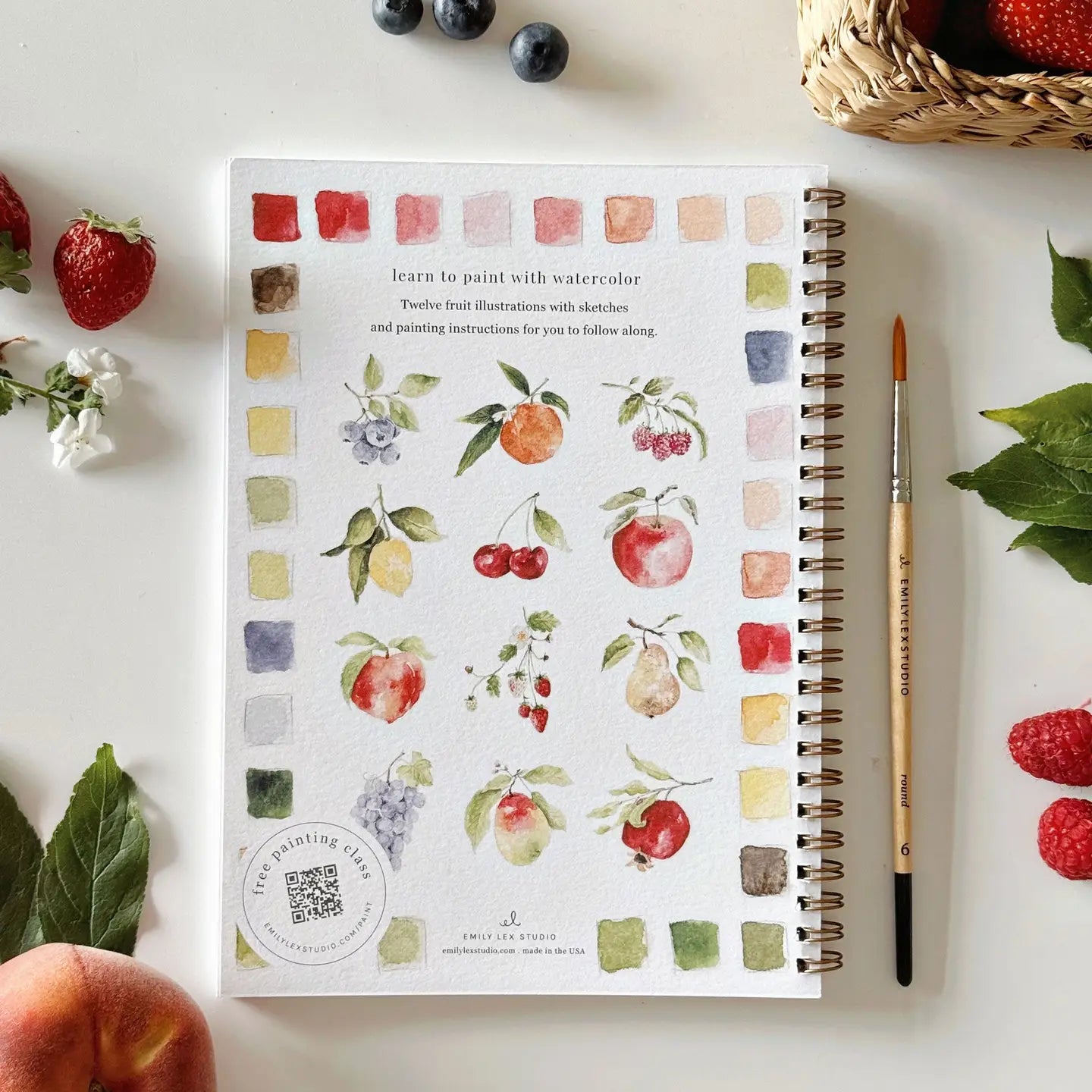 Watercolor Workbook Fruit