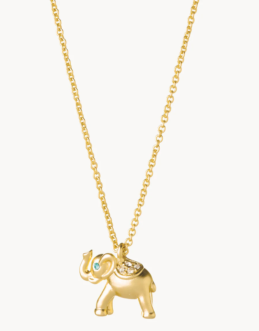 Sea La Vie Necklace 18" Go For it/Elephant Gold