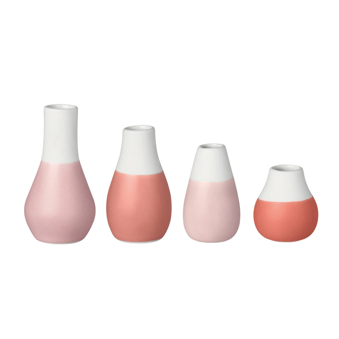 Red Shades of Two-Tone Mini Vase