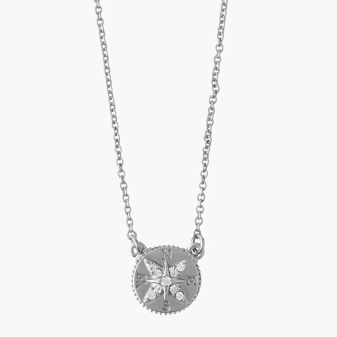 Sea La Vie Necklace Adventure Compass Silver