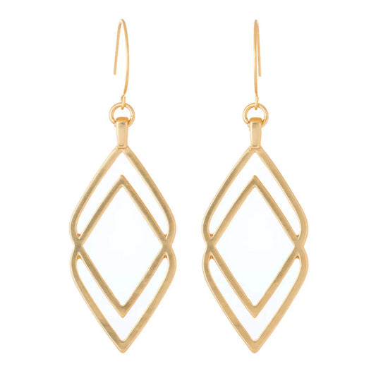 Deco Drama Earrings Gold