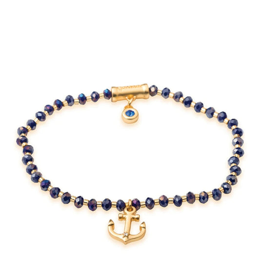 Twinkle Stretch Bracelet Blue Anchor