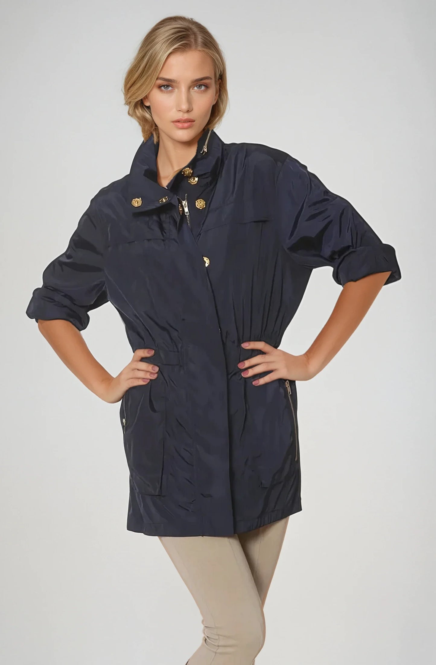 Tess Anorak Jacket Navy