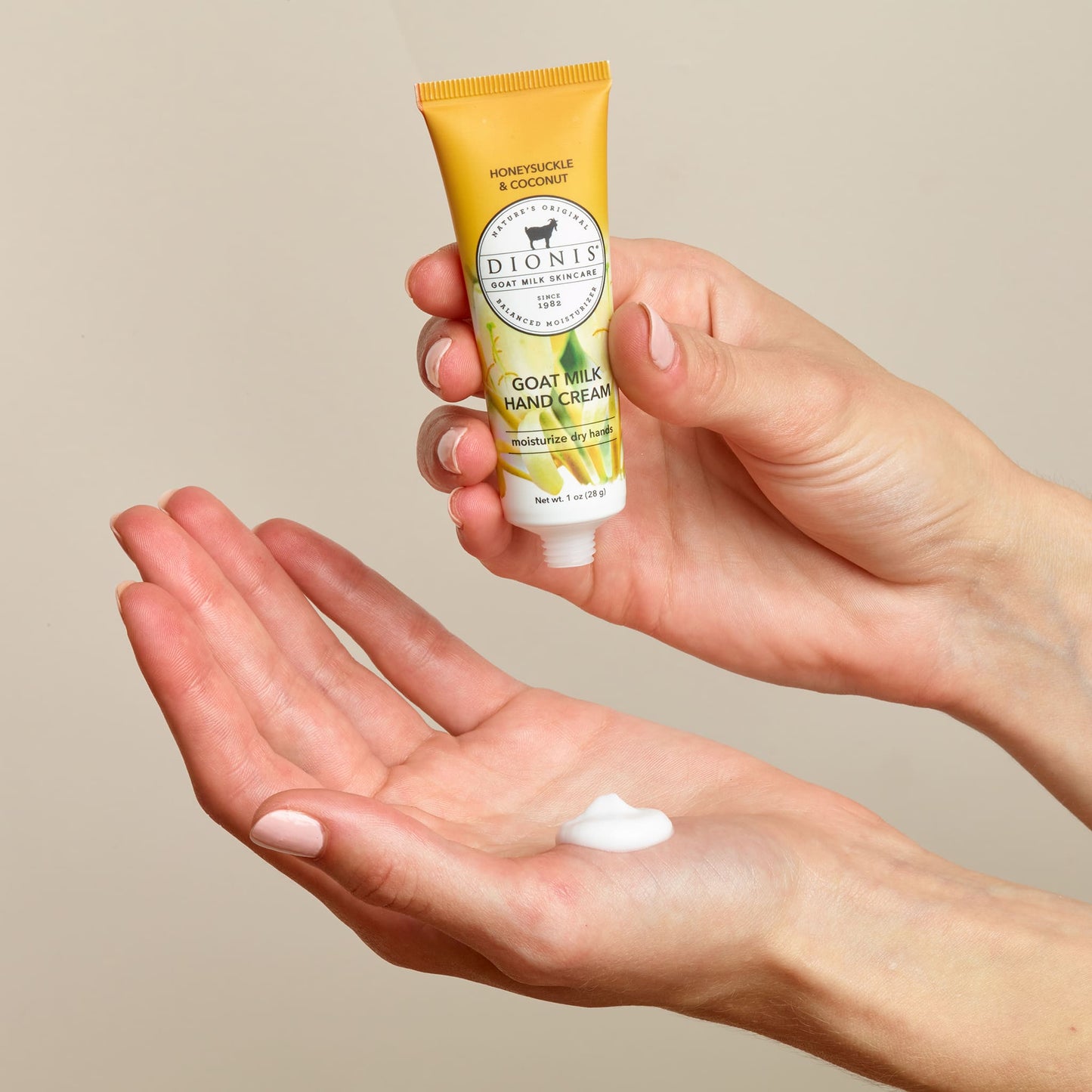 Honeysuckle & Coconut Goat Milk Hand Cream 1 oz
