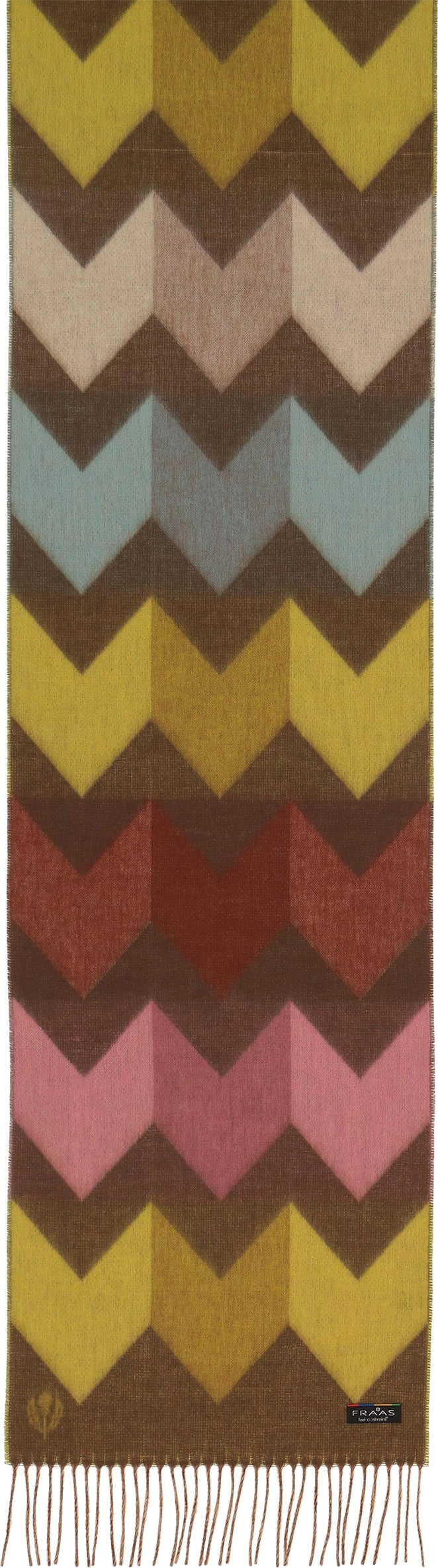 Chevron Zig Zag Eco Scarf Dark