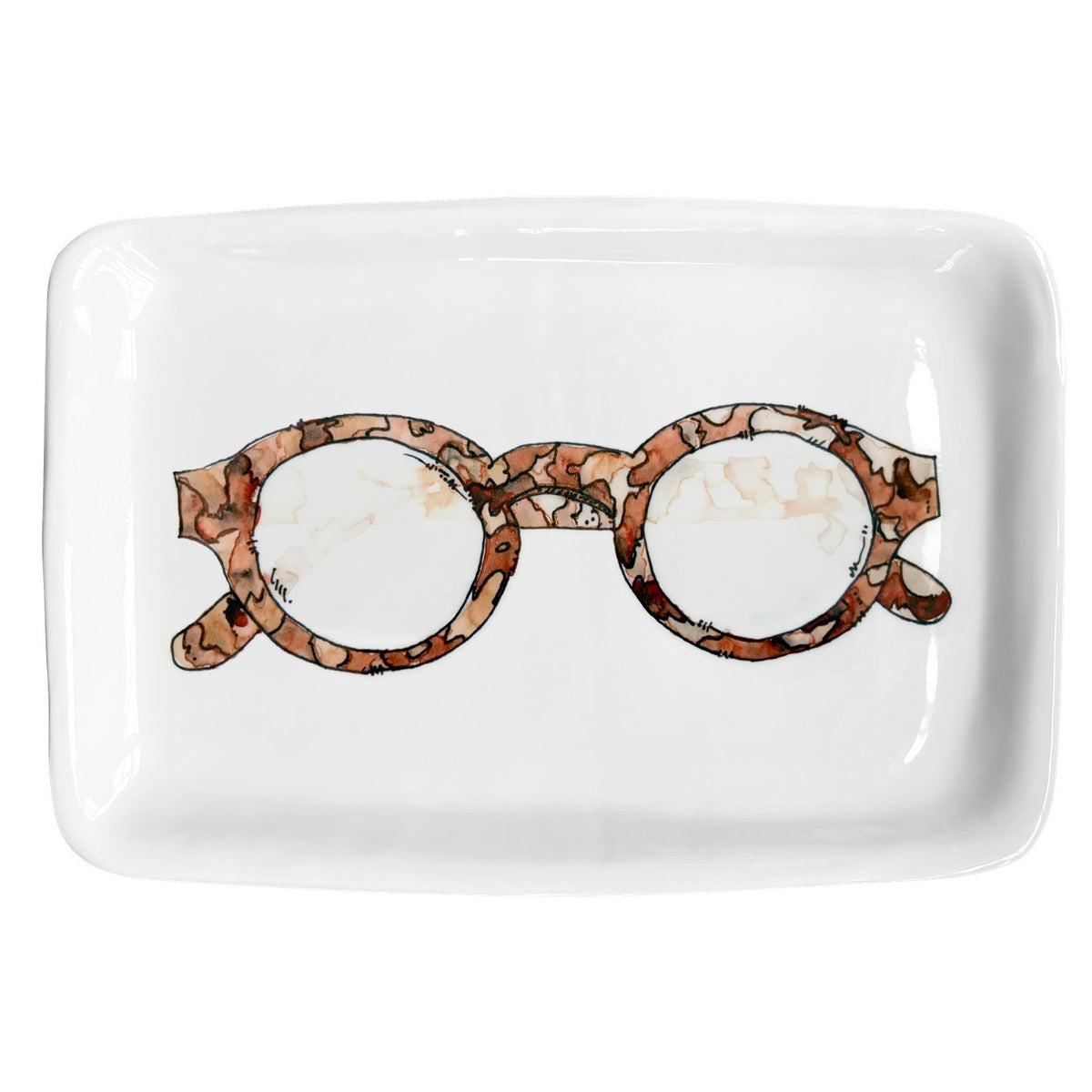 Round Glasses Valet Tray