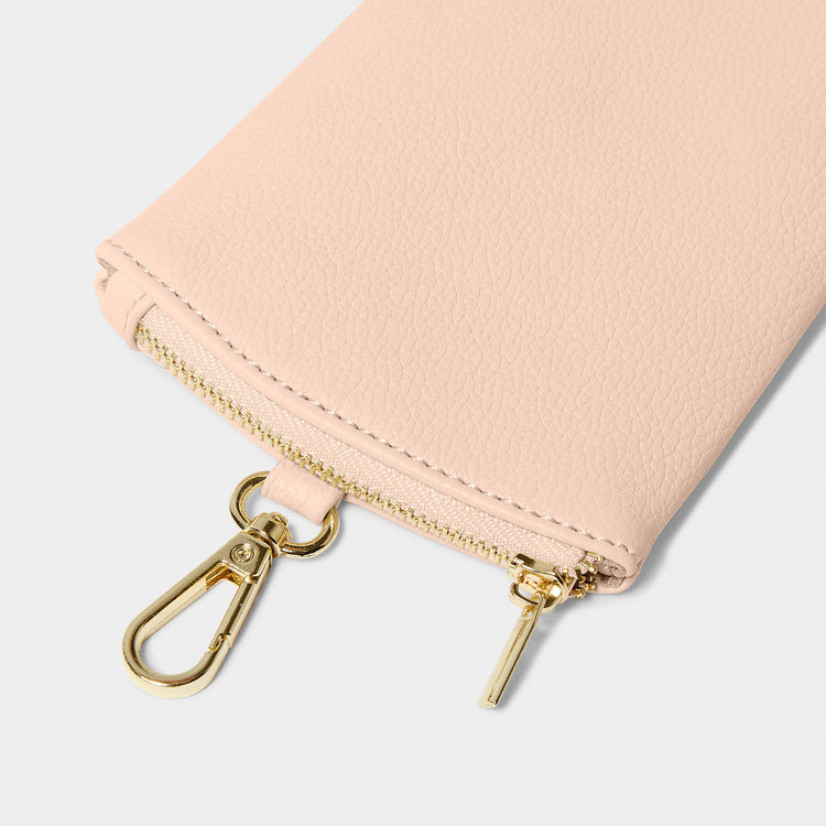 Clip-On Sunglasses Case Nude Pink
