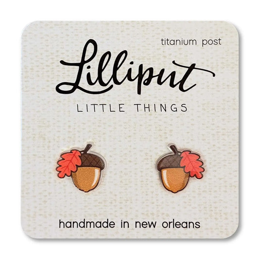 Lilliput Fall Acorn Earrings