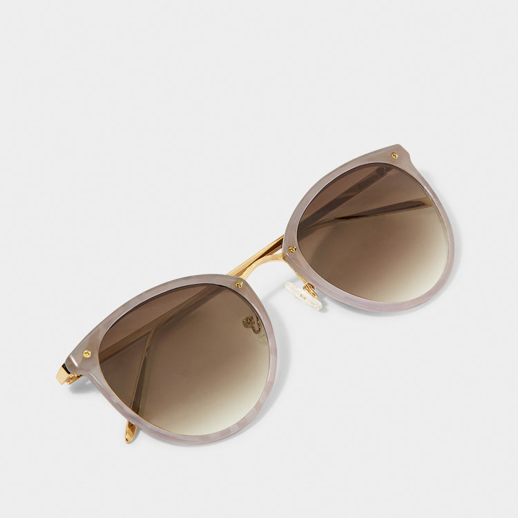 Santorini Sunglasses Taupe Gradient