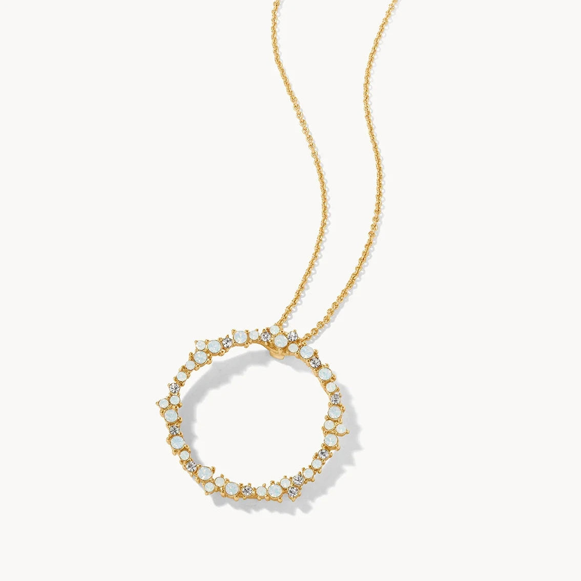 Fairy Lights Necklace Gold/Opal