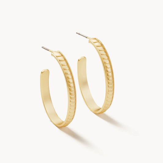 Naia Bitty Hoop Earrings Gold