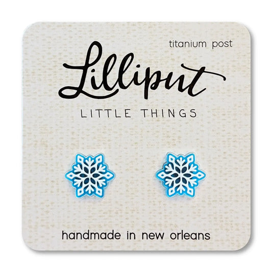 Lilliput Snowflake Earrings