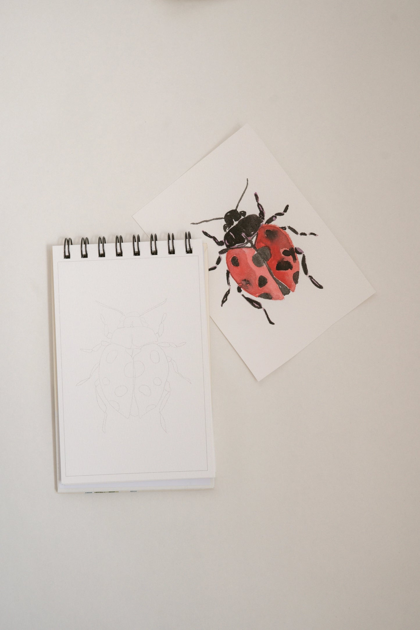 A Little Bit of Spring Mini Watercoloring Book
