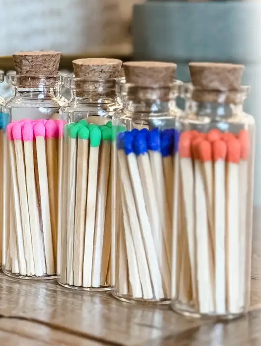 Apothecary Vial Safety Matches & Striker