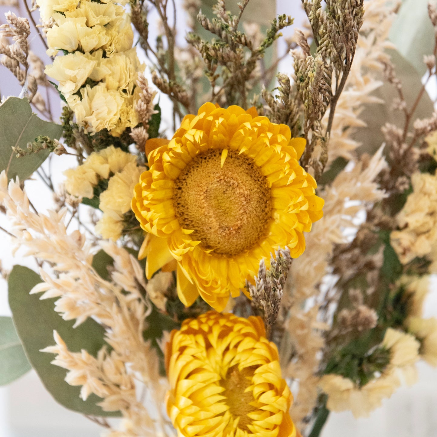 Yellow Strawflower Happy Mini Bouquet