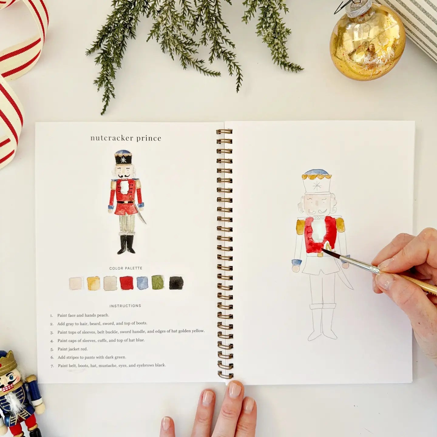 Watercolor Workbook Nutcracker