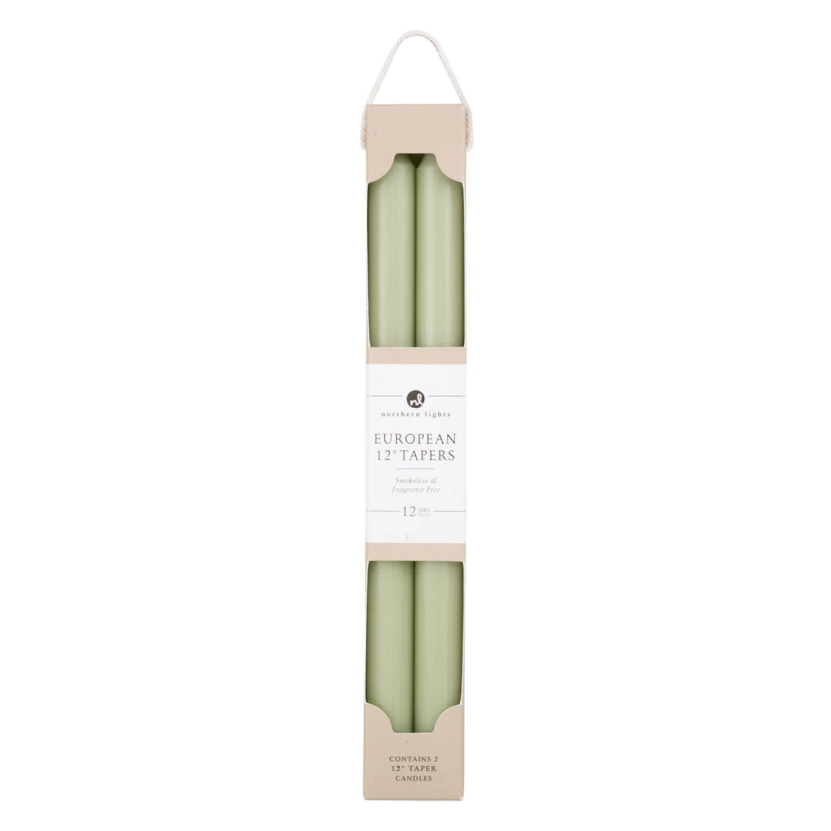 Sage Green 12" Tapers 2pk