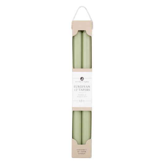 Sage Green 12" Tapers 2pk