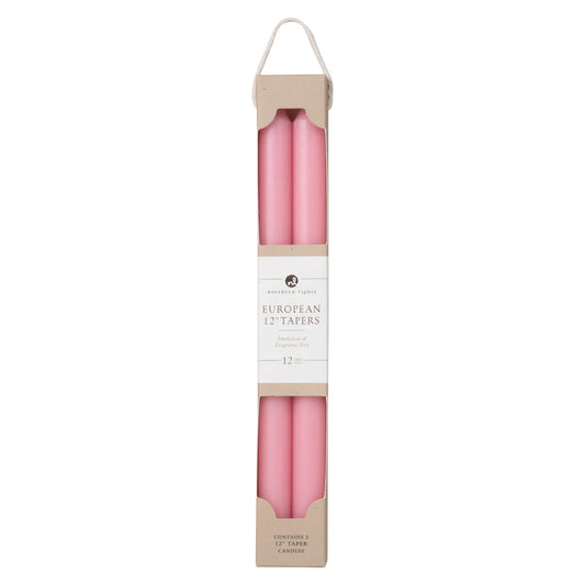 Soft Pink 12" Tapers 2pk