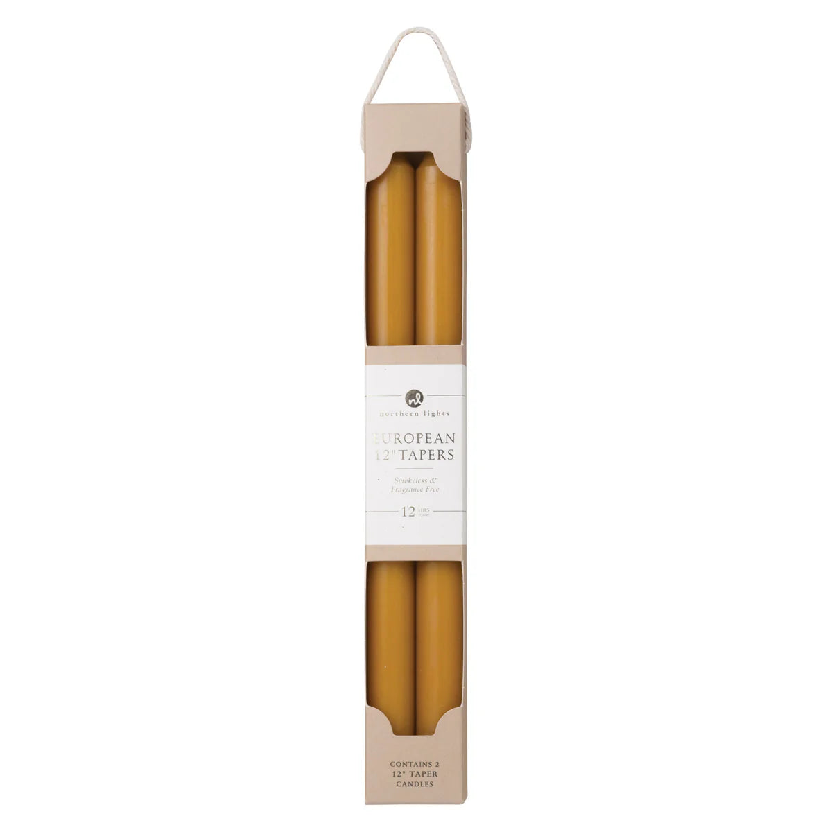 Caramel 12" Tapers 2pk