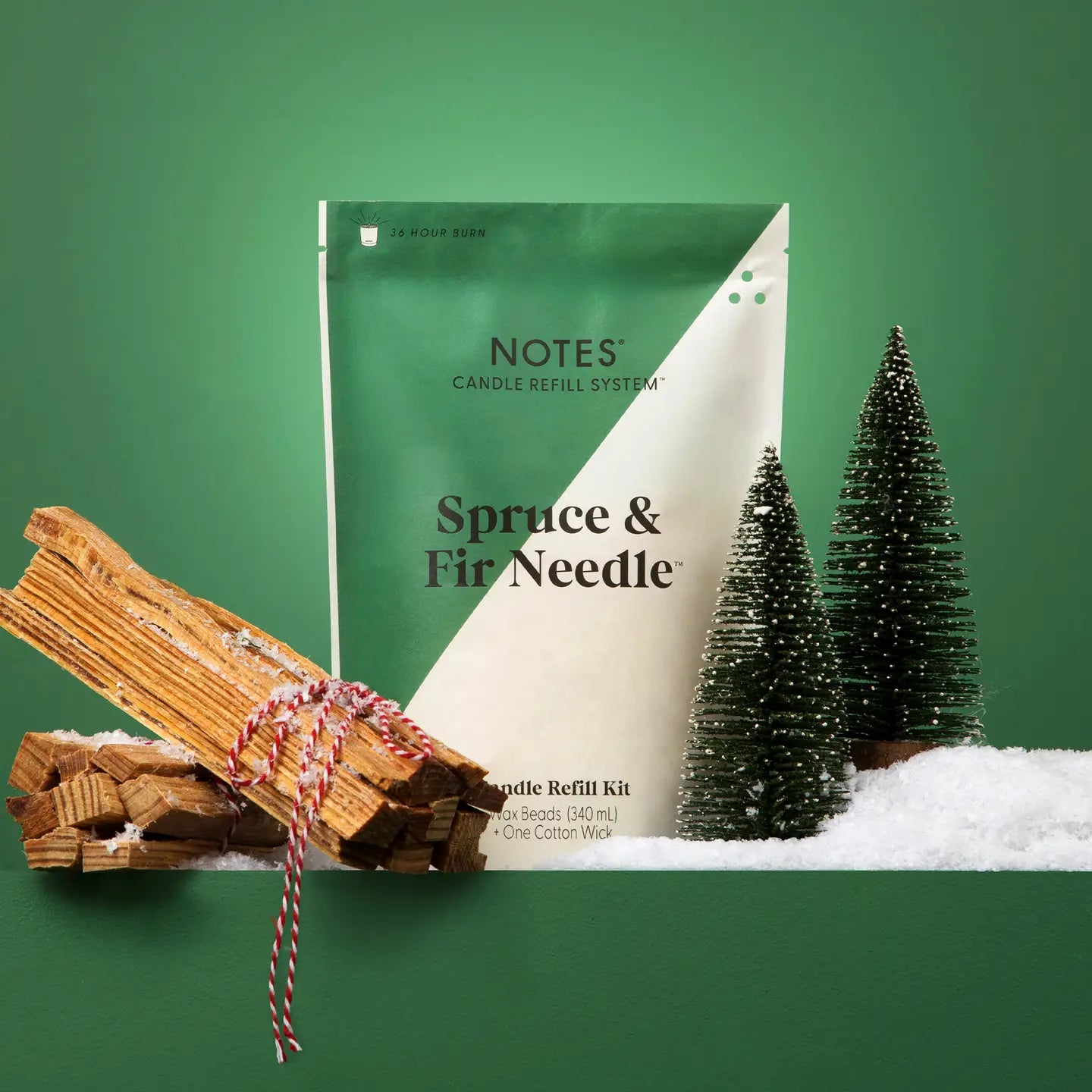 Candle Refill Kit Spruce & Fir Needle