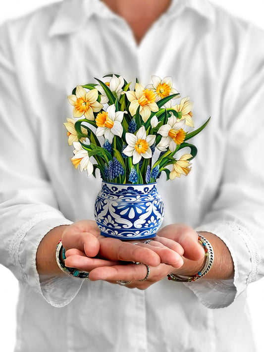 Mini English Daffodil Pop-up Card