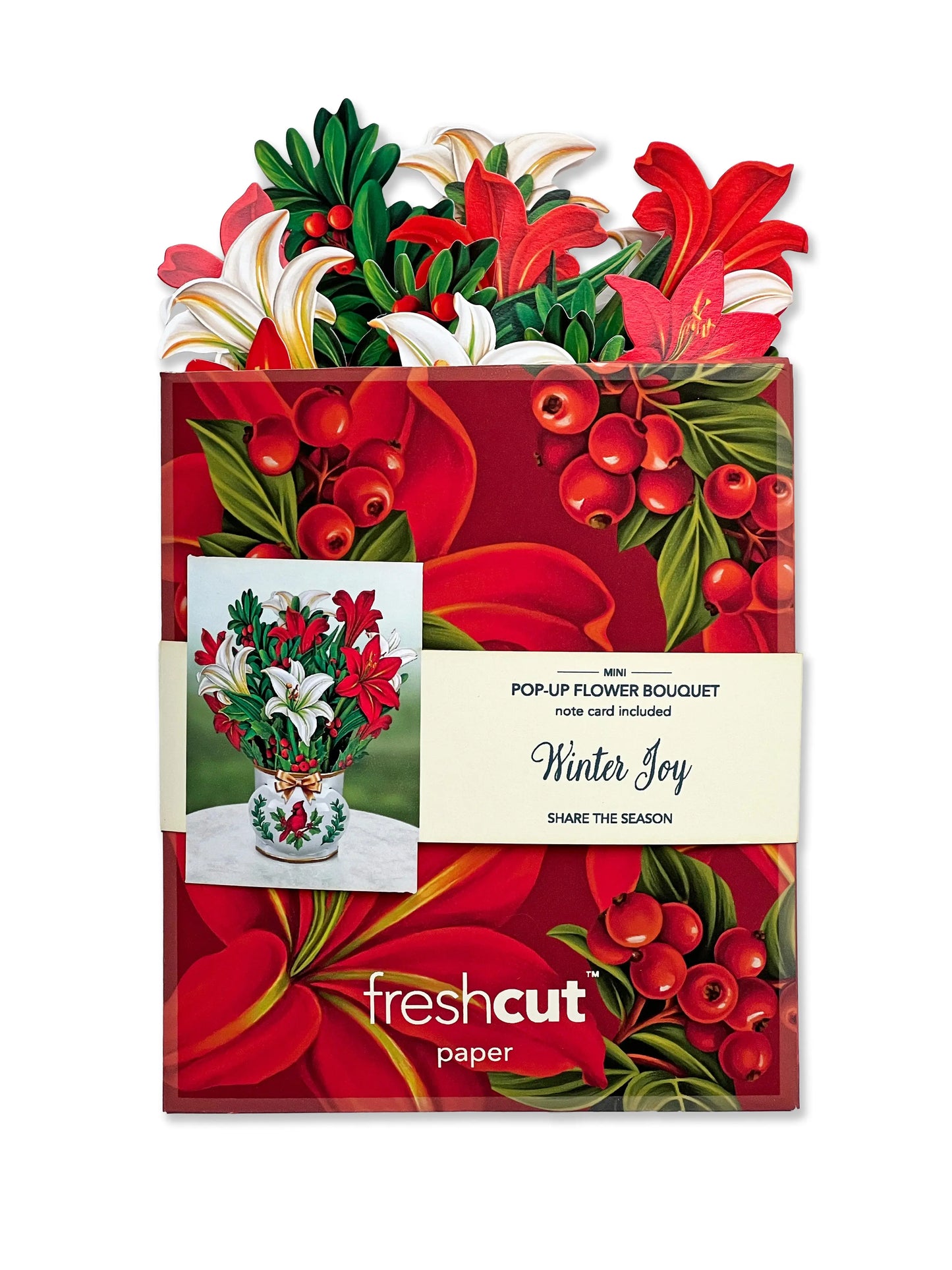 Mini Winter Joy Pop-up Card
