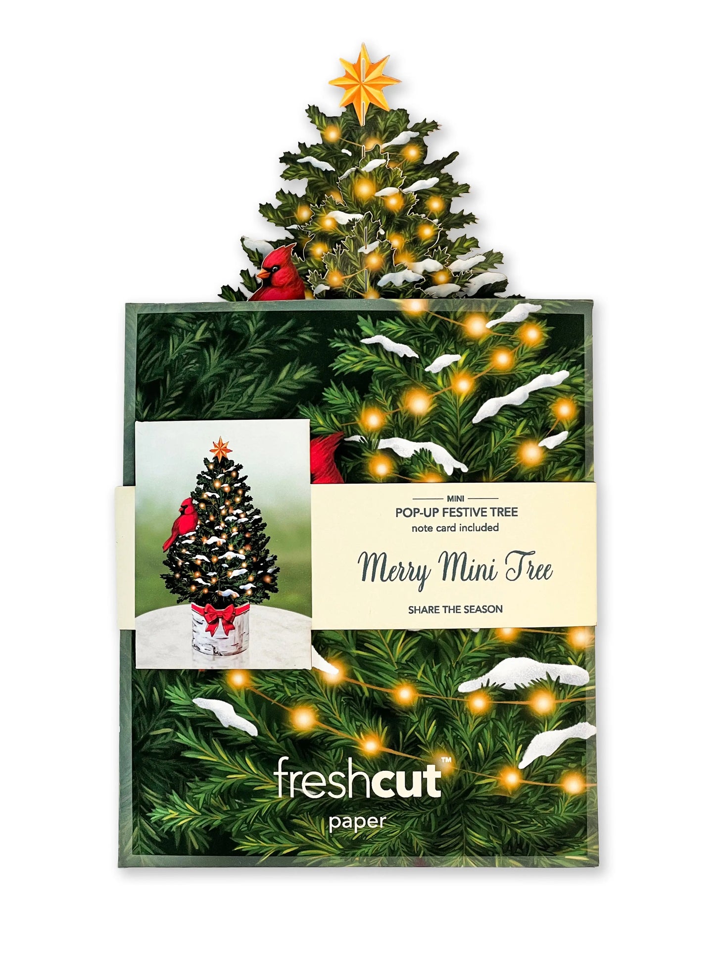Mini Merry Tree Pop-up Card