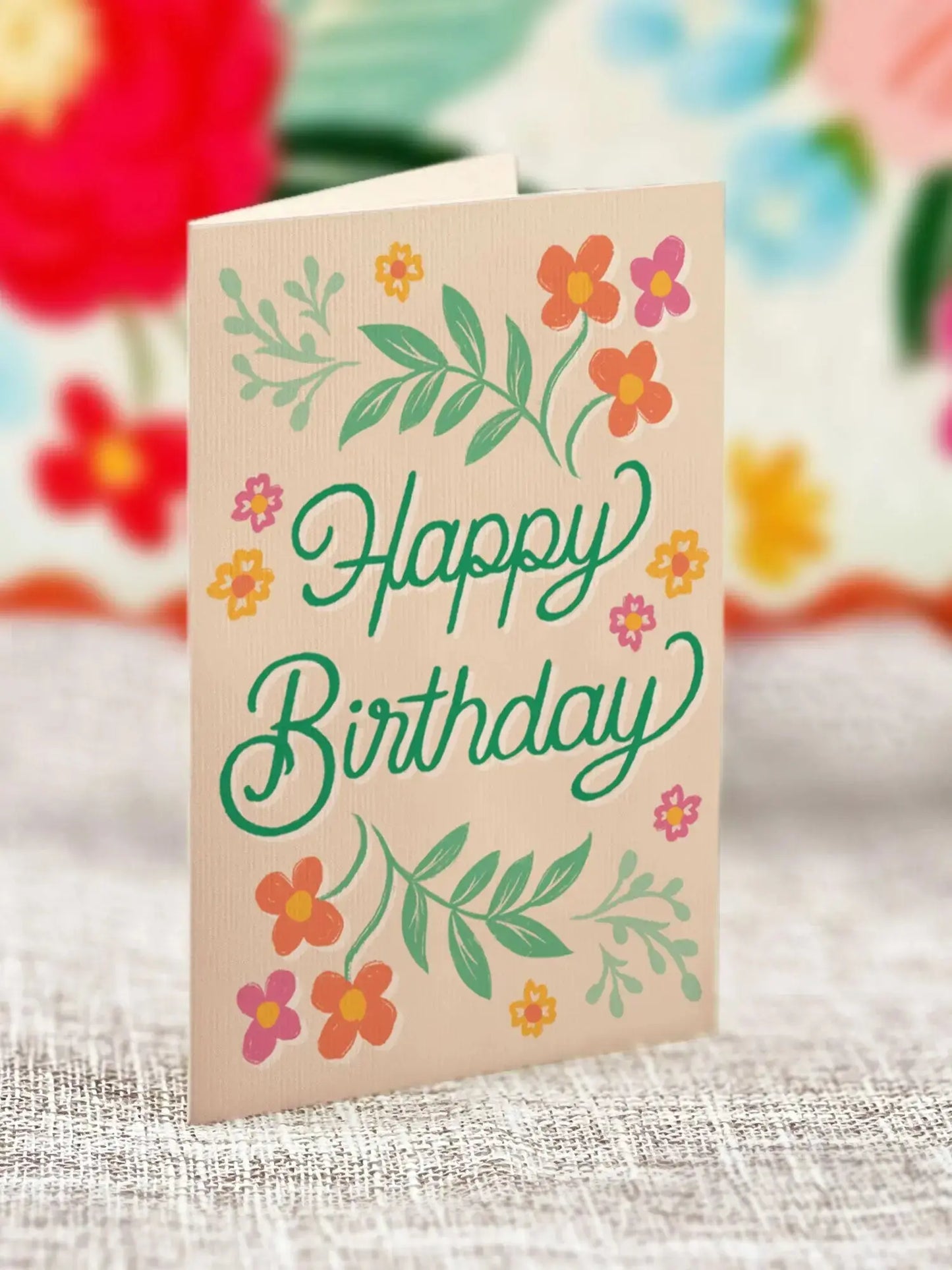 Mini Blooming Birthday Cake Pop-up Card