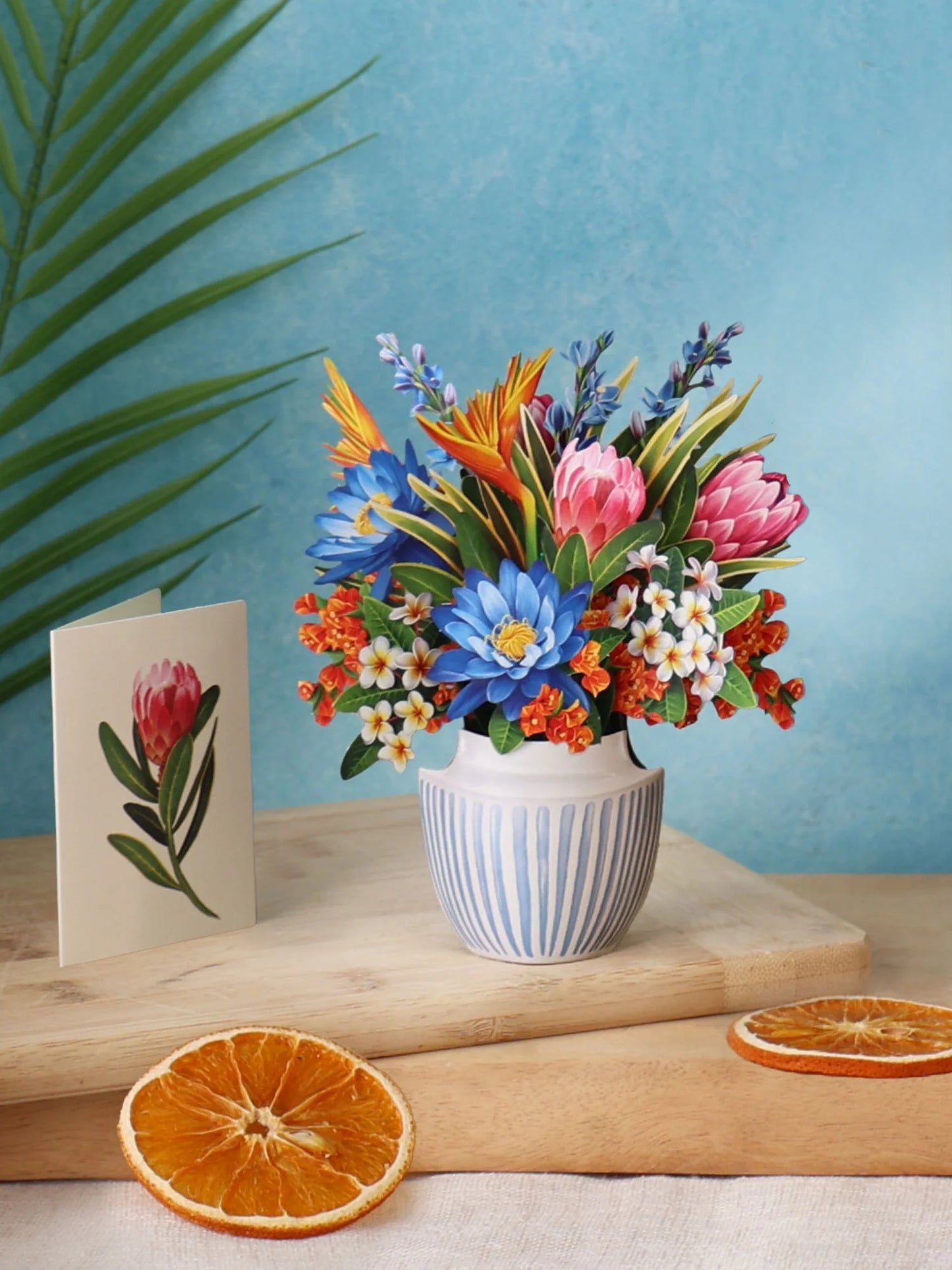 Mini Tropical Paradise Pop-up Card