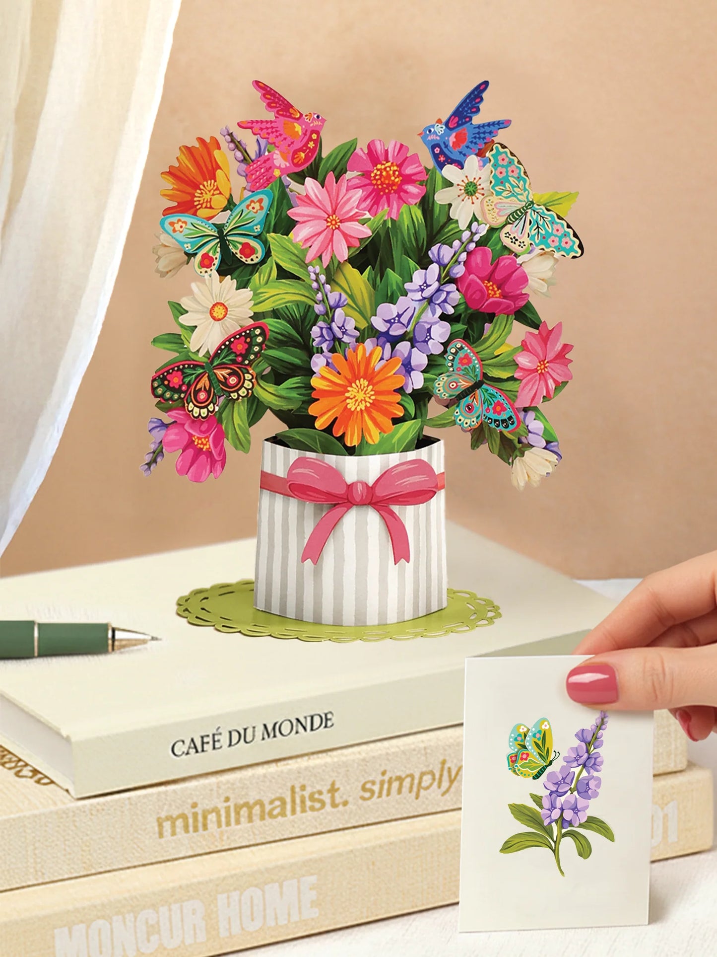 Mini Enchanted Garden Pop-up Card