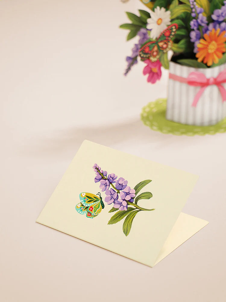 Mini Enchanted Garden Pop-up Card