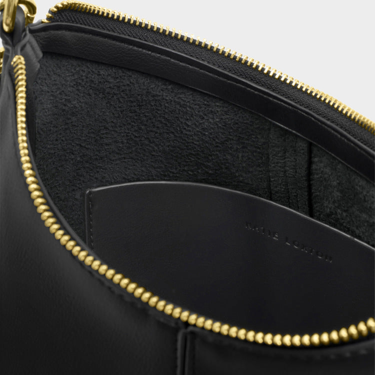 Hallie Satchel Bag Black
