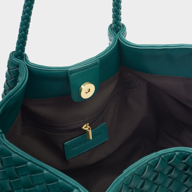 Nova Small Shoulder Tote Palm Green