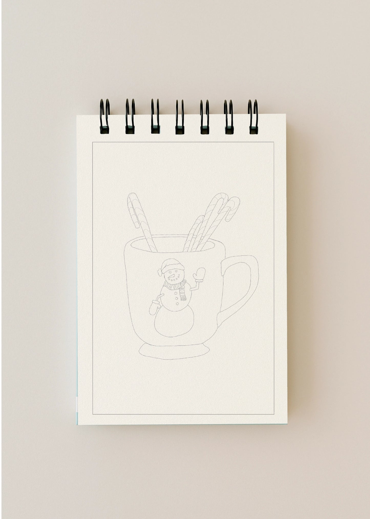 A Little Bit of Christmas Mini Watercoloring Book