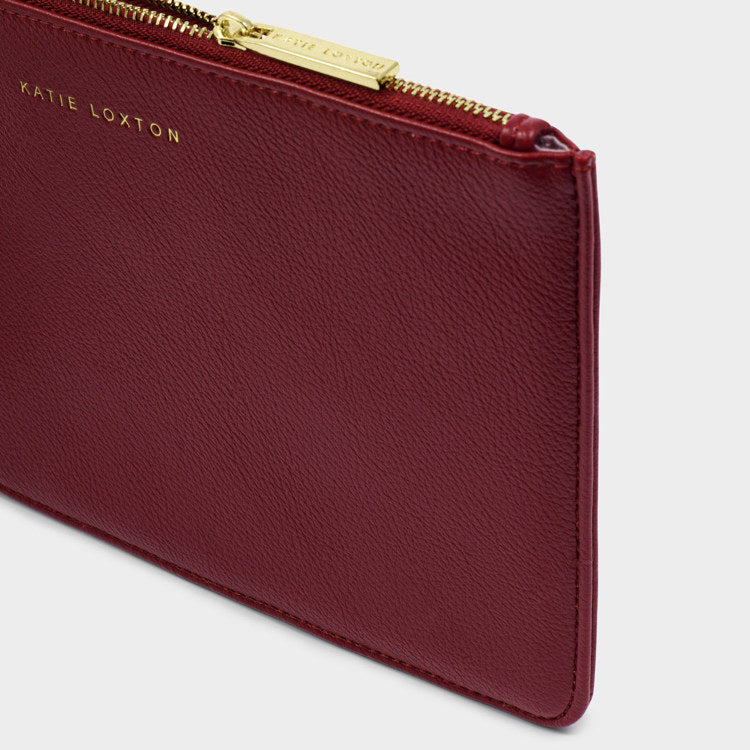 Hallie Wristlet Pouch Cherry