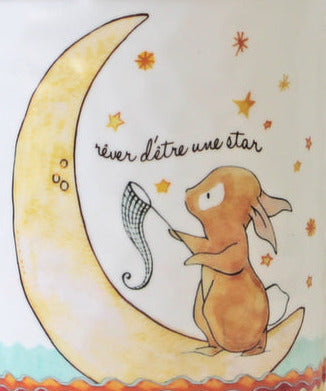 Wish On A Star Textured Suction Bowl